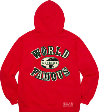 World Famous Zip Up Hooded Sweatshirt 2020春夏