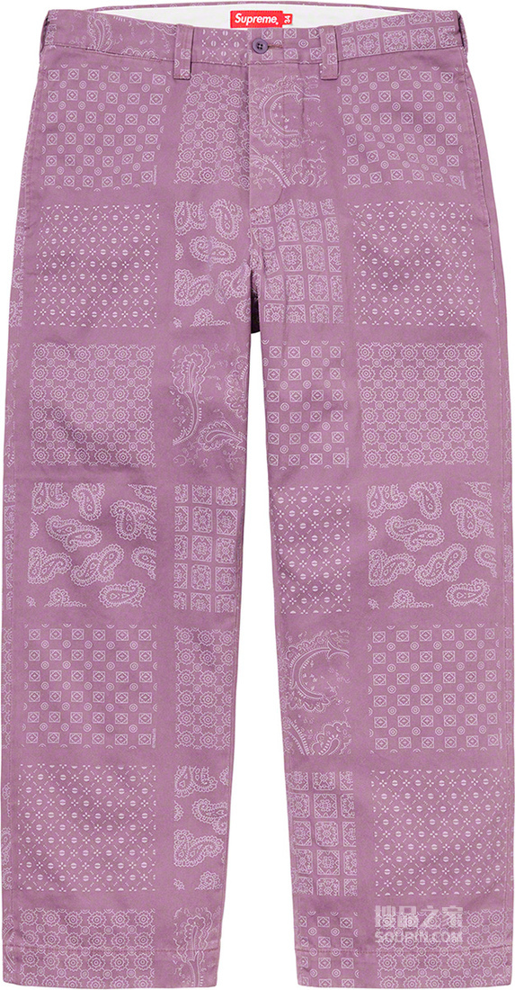Paisley Grid Chino Pant 2020春夏