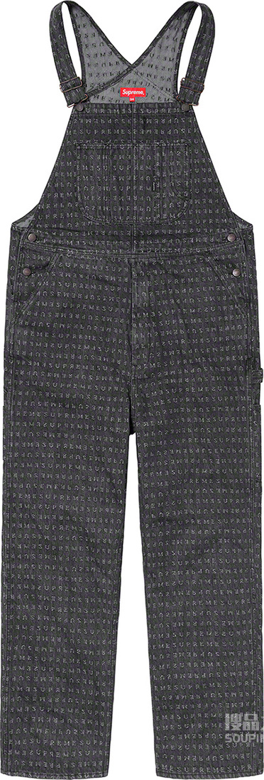 Jacquard Logos Denim Overalls 2020春夏