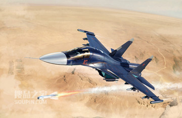 俄罗斯SU-34“鸭嘴兽”战斗轰炸机 