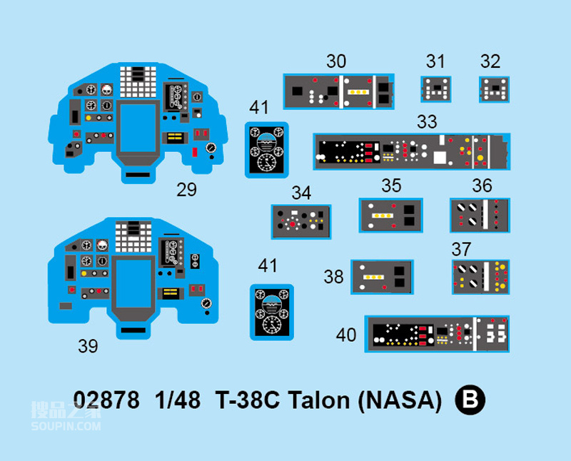 美国T-38C”禽爪”教练机(美国太空总署) 