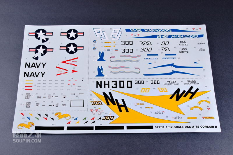 美国海军A-7E“海盗”II型舰载攻击机 