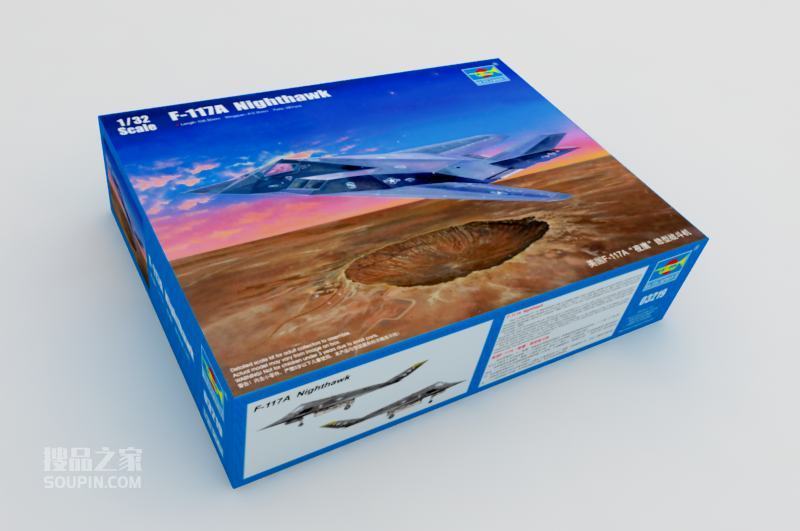 美国F-117A“夜鹰”隐型战斗机 