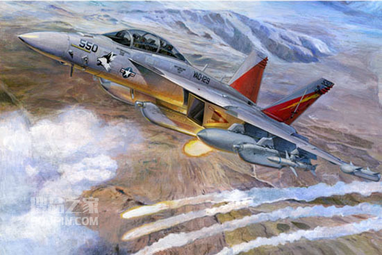 EA-18G咆哮者战斗机  1:32