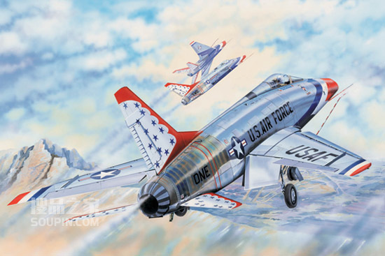 F-100DD“雷鸟”飞行表演队 