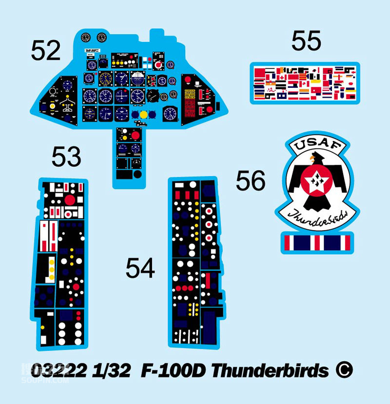 F-100DD“雷鸟”飞行表演队 
