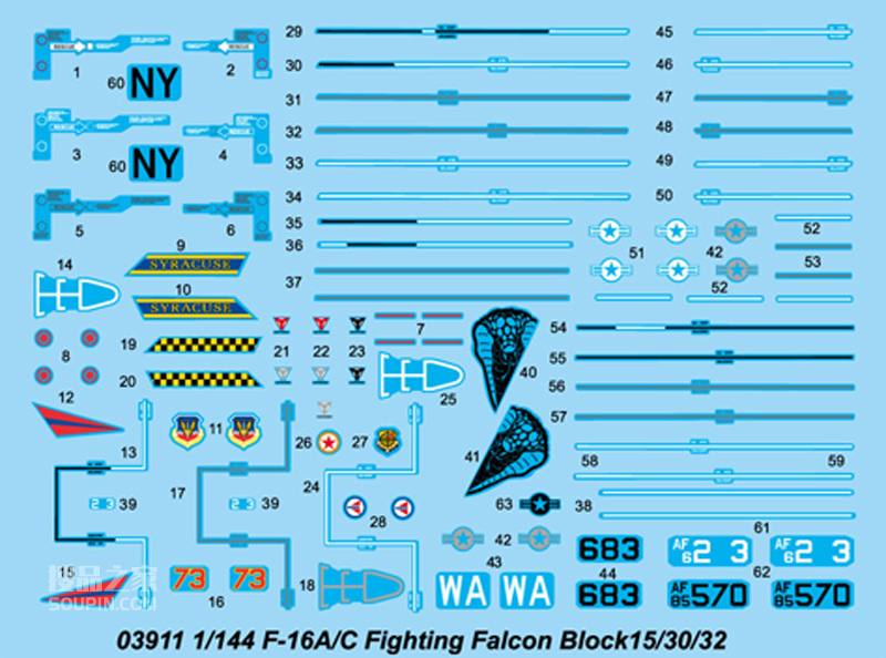 美国F-16A/C