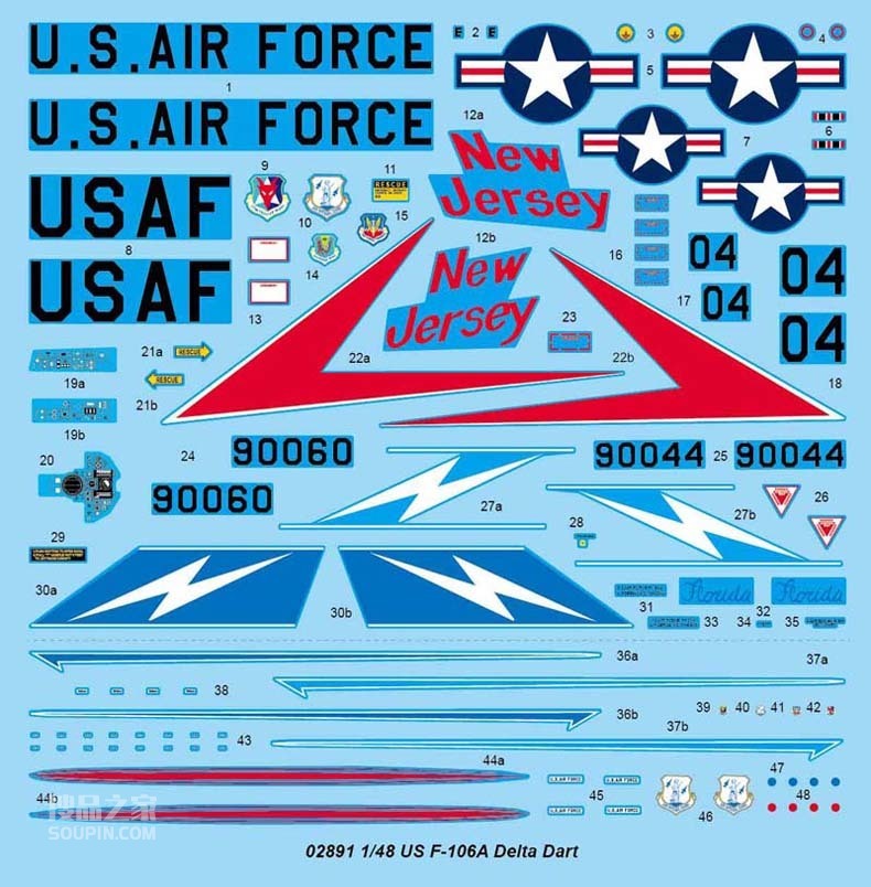 美国F-106A“三角标枪”截击机 