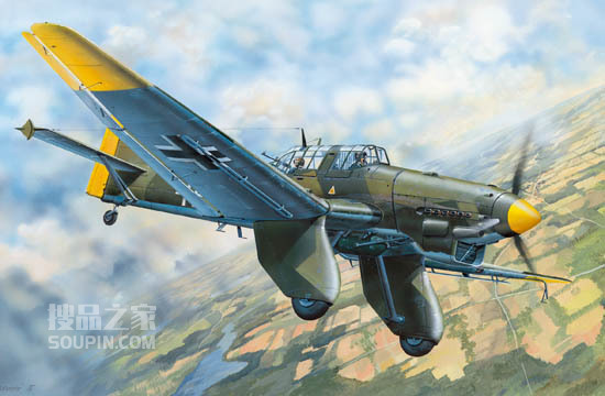德国Ju-87A俯冲轰炸机 
