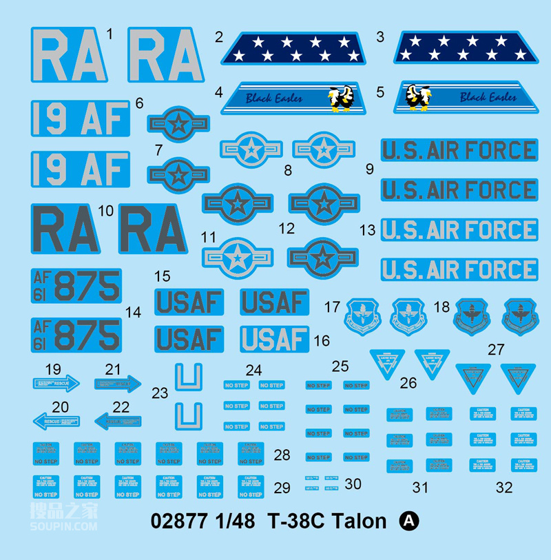 美国T-38C”禽爪”教练机 