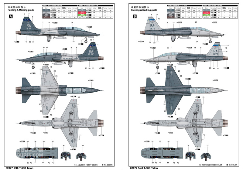 美国T-38C”禽爪”教练机 