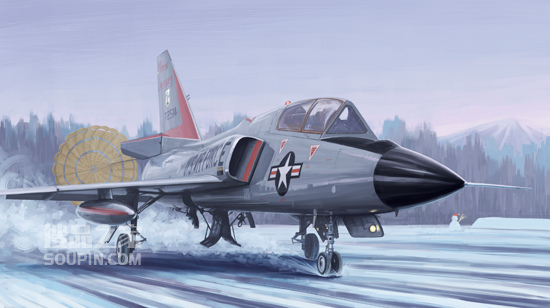 美国F-106B“三角标枪”截击机 