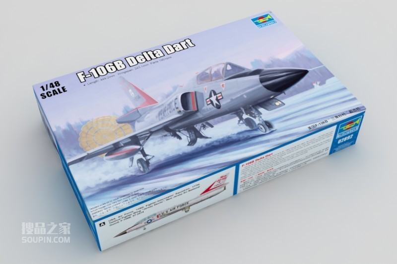 美国F-106B“三角标枪”截击机 