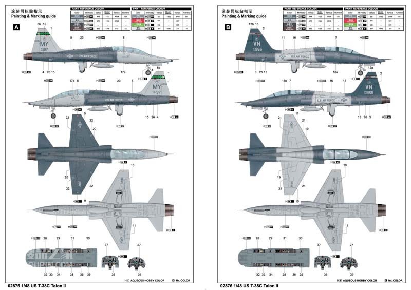 美国T-38C”禽爪”II教练机 