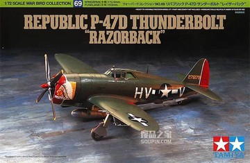   1/72 美国P-47D雷电战斗机