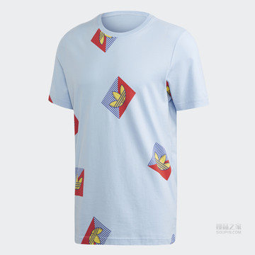 AOP DIAG TEE 运动短袖T恤