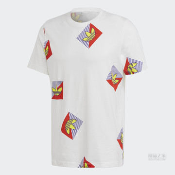 AOP DIAG TEE 运动短袖T恤