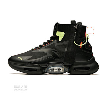 男鞋运动鞋全掌气垫跑步高帮休闲鞋