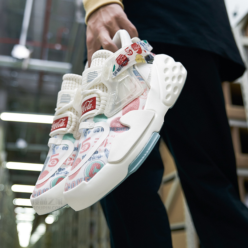 男鞋可口可乐联名霸道系列板鞋休闲鞋生活系列