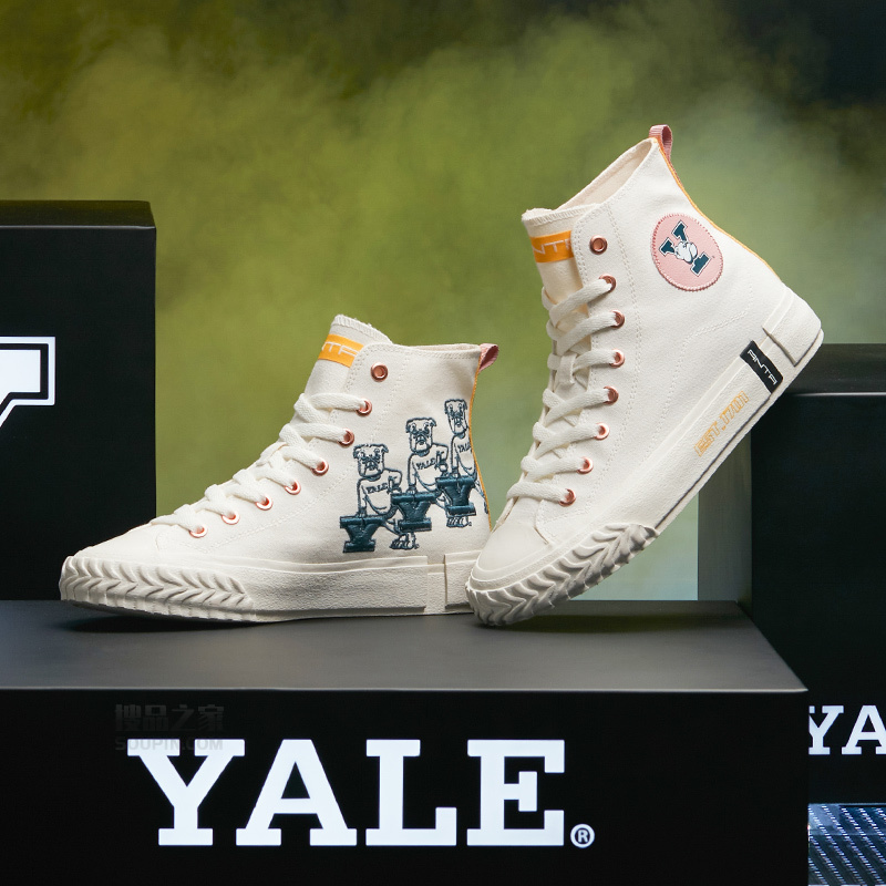 女鞋耶鲁大学联名帆布鞋硫化鞋2020款生活系列