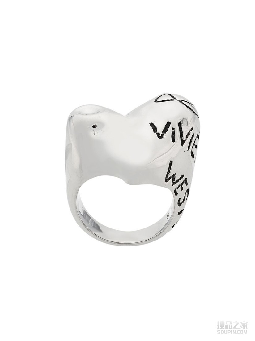 chunky logo ring