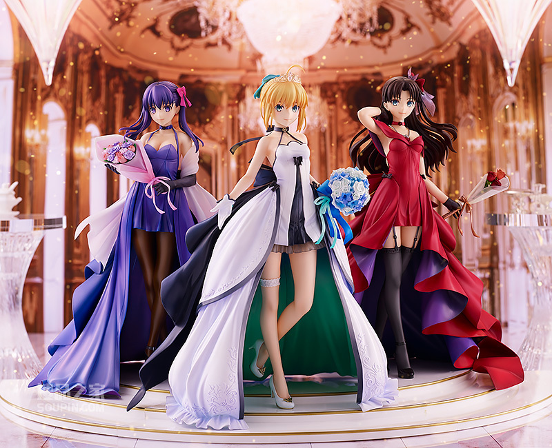 Saber 远坂凛 间桐樱 ～15th Celebration Dress Ver.～ Premium Box [「Fate/stay night」 ～15th Celebration Project]