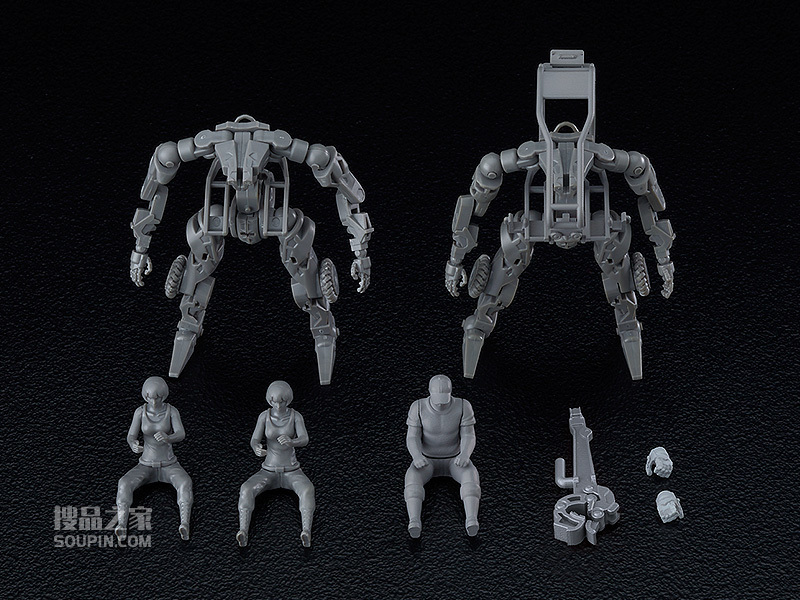 MODEROID 1/35 通用作业用EXOFRAME(灰色) [OBSOLETE]