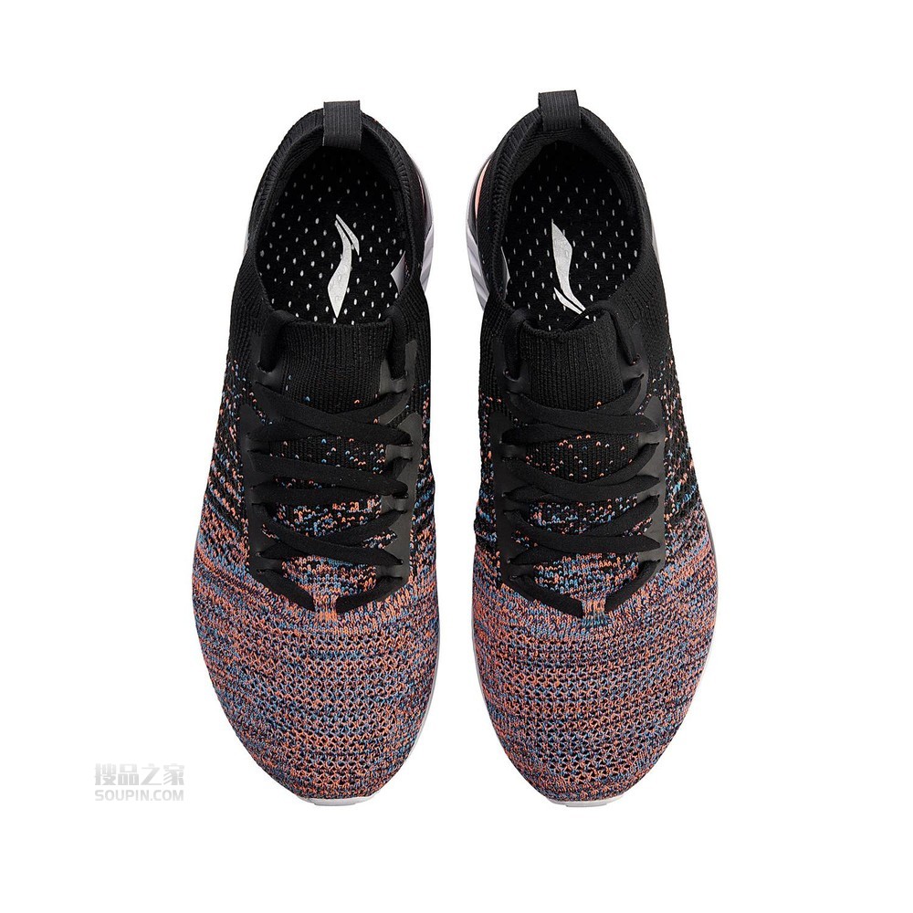 超轻十五女子一体织减震轻质跑鞋