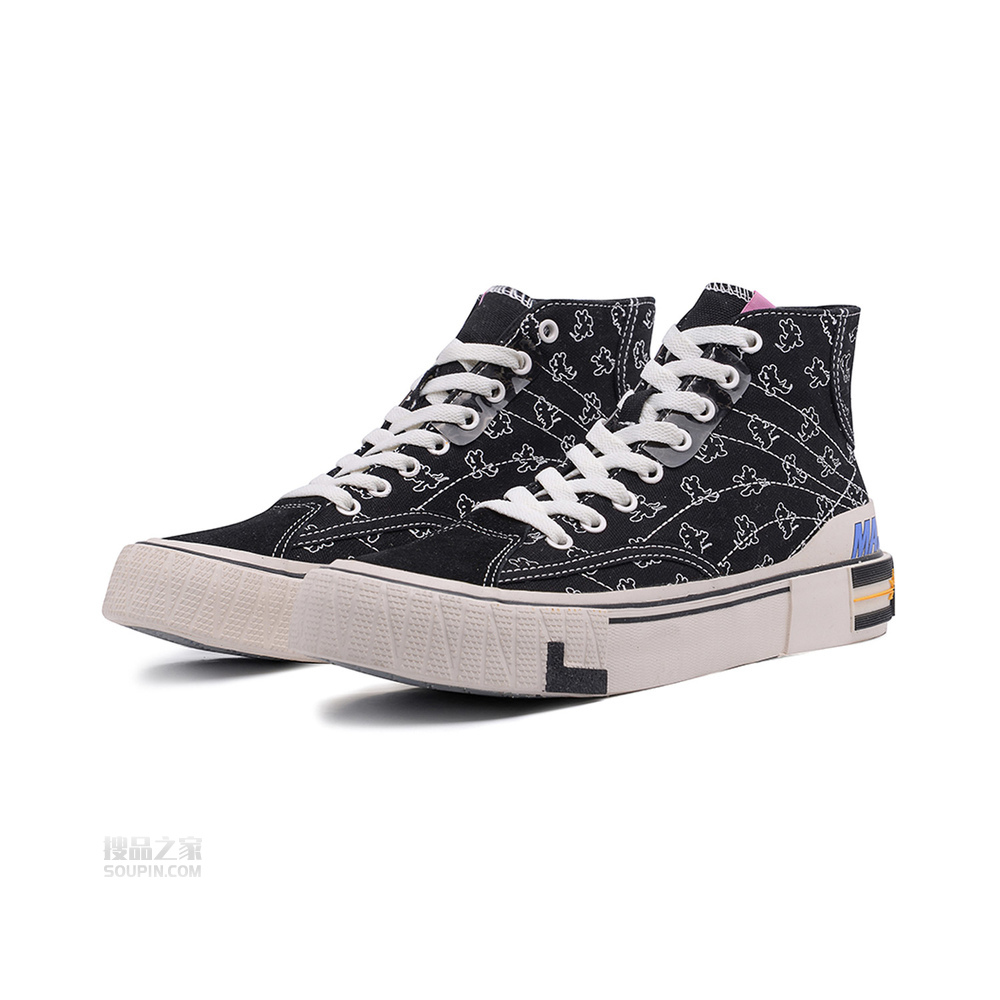 2020迪士尼 | 联名系列功夫米笈惟吾Canvas Hi女子高帮经典休闲鞋