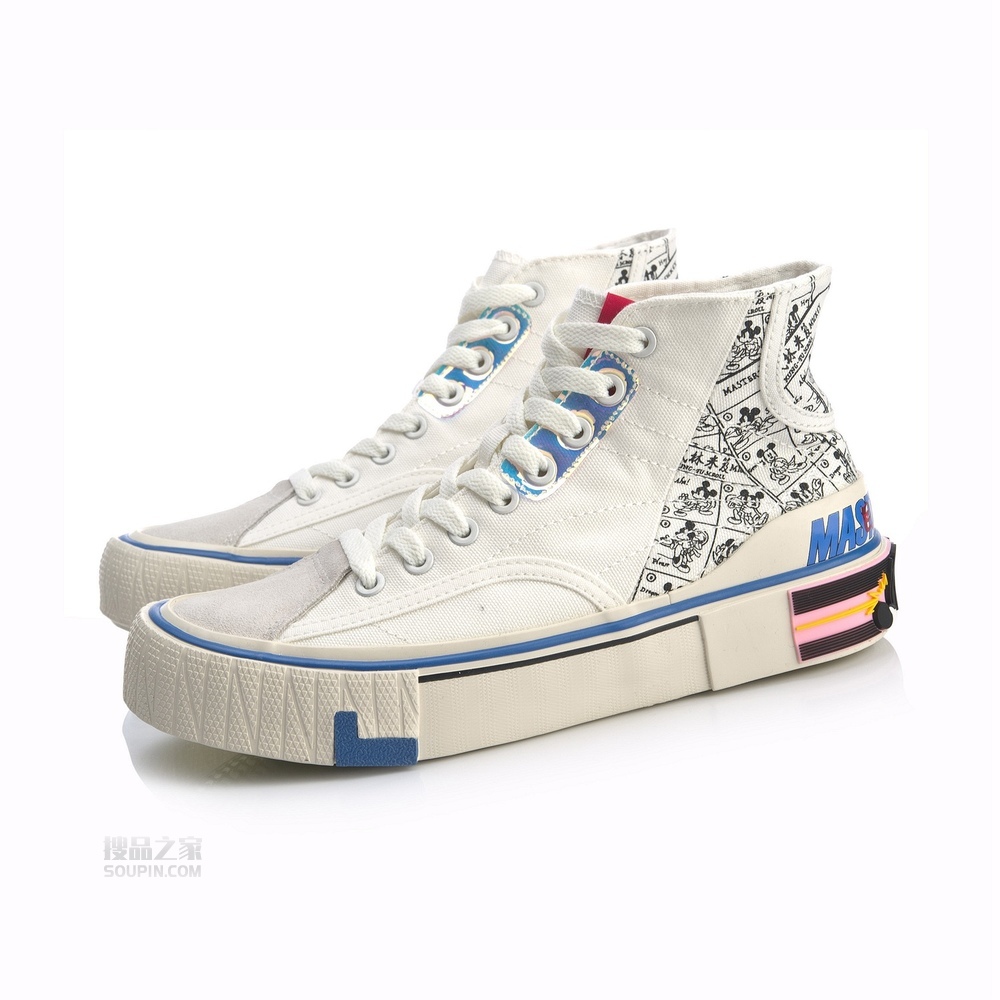 2020迪士尼 | 联名系列功夫米笈惟吾Canvas Hi女子高帮经典休闲鞋