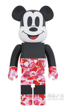 Bape x Mickey Mouse [Pink] (1000%)