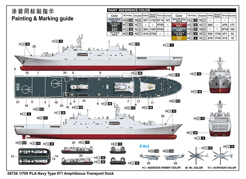 中国海军071型船坞登陆舰 