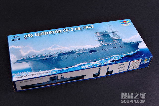 美国海军列克星敦号航空母舰CV-2 1942.5 