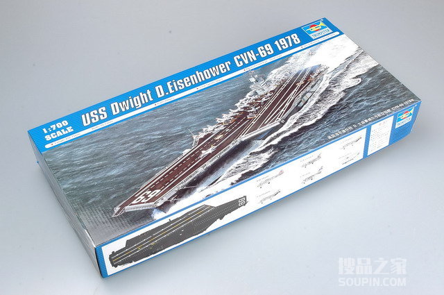 美国海军得怀特.艾森豪威尔号航空母舰 CVN-69 1978年 