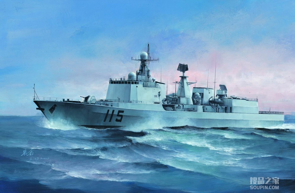 中国海军051C型115沈阳号导弹驱逐舰 