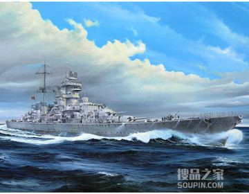 德国重巡洋舰欧根亲王号1945年 