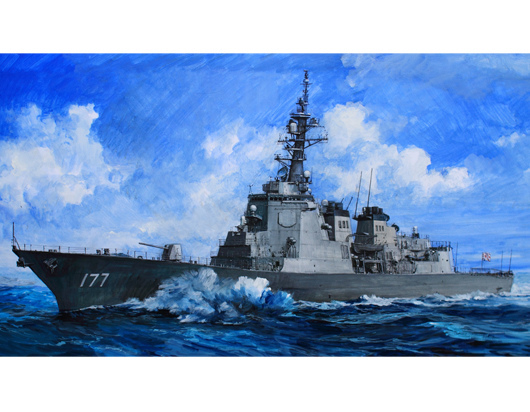 日本海上自卫队DDG177爱宕号导弹驱逐舰 