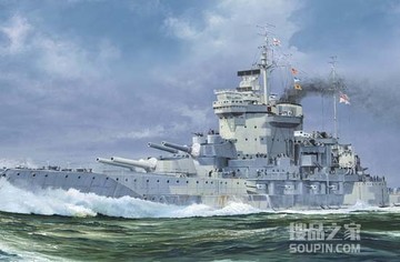 英国”厌战”号战列舰1942年 [HMS Warspite 1942] 