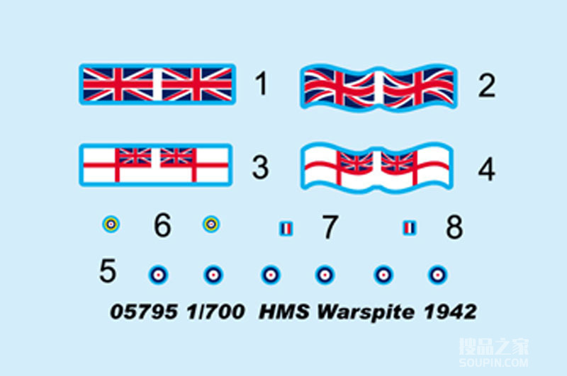 英国”厌战”号战列舰1942年 [HMS Warspite 1942] 