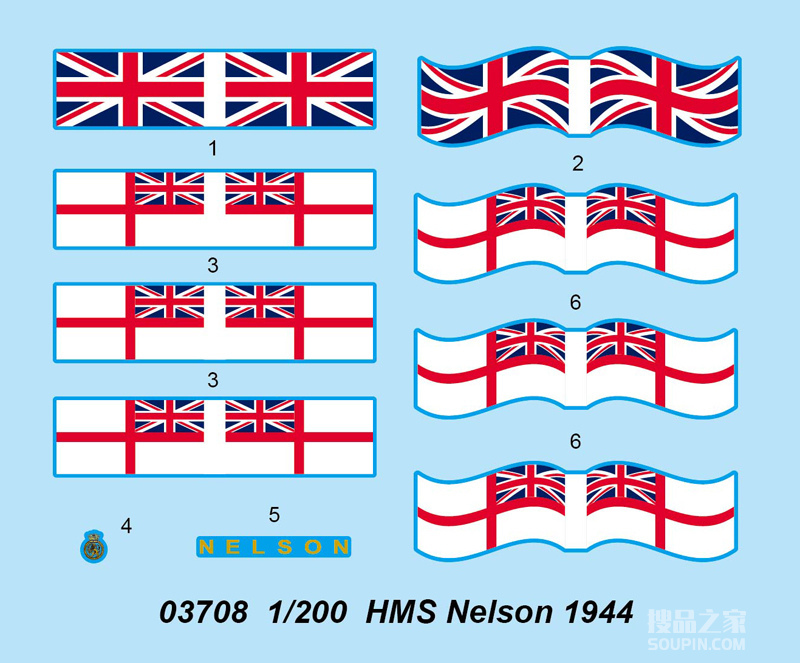 英国皇家海军“纳尔逊”号战列舰1944 