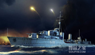 英国皇家海军”祖鲁”号驱逐舰1941年 