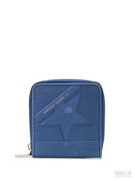 star motif zip-around wallet