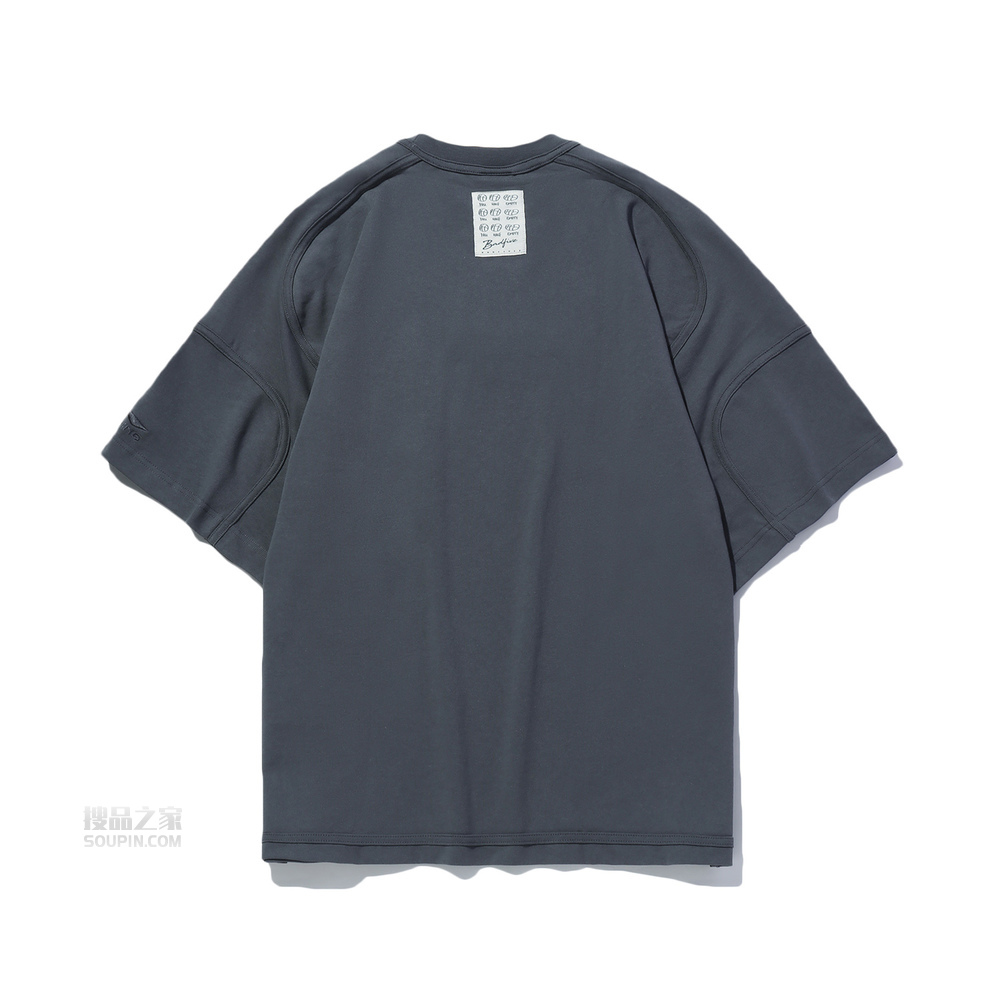 2020中国BADFIVE男子宽松短袖文化衫