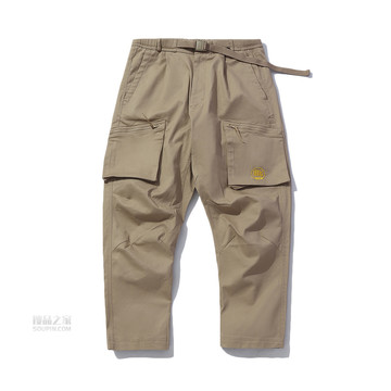 华晨宇同款中国BADFIVE男女同款平口时尚宽松休闲长裤