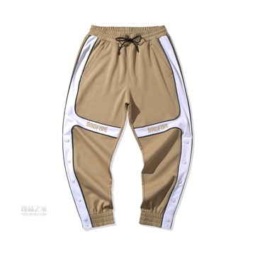 2020中国BADFIVE男子收口宽松卫裤