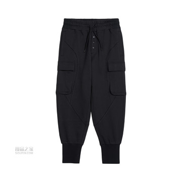 巴黎时装周X成龙功夫系列2020春夏男子收口宽松卫裤