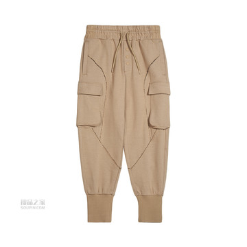 巴黎时装周X成龙功夫系列2020春夏男子收口宽松卫裤