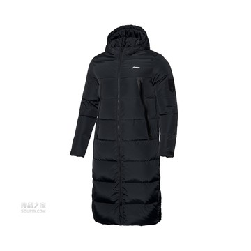 羽毛球系列男子保暖白鸭绒长羽绒服