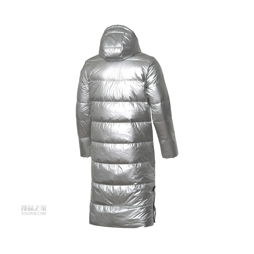 羽毛球系列男子保暖白鸭绒长羽绒服