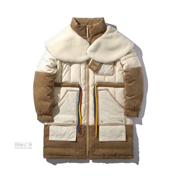 中国系列男子宽松90%白鹅绒长羽绒服